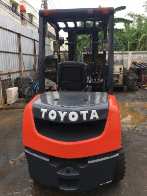 +++ ขายโฟล์คลิฟท์ TOYOTA 8FG30 ขนาด 3 ตัน เสา 4 เมตร 3 ท่อน เครื่องยนต์ดีเซล เกียร์ธรรมดา ยางตันใหม่ +++ ขายโฟล์คลิฟท์ TOYOTA 8FG30 ขนาด 3 ตัน เสา 4 เมตร 3 ท่อน เครื่องยนต์ดีเซล เกียร์ธรรมดา ยางตันใหม่