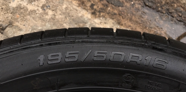 ยาง 195-50-16 GoodYear ปี 15 ยาง 195-50-16 GoodYear ปี 15