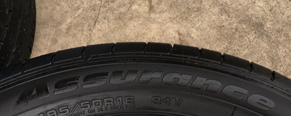 ยาง 195-50-16 GoodYear ปี 15 ยาง 195-50-16 GoodYear ปี 15