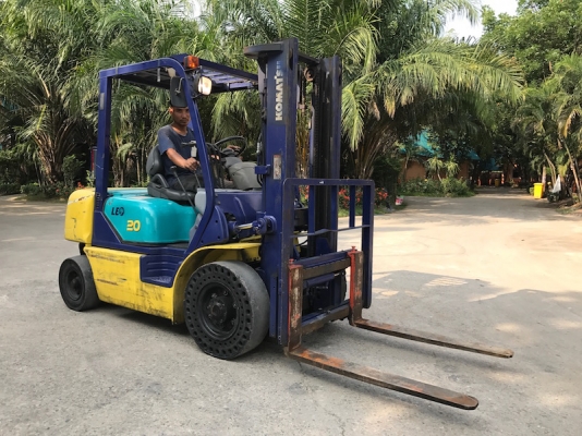ขายFORKLIFT KOMATSU FG20-12(2ตัน)งาสไลด์ เสา3.0เมตร สวยเดิมจากญี่ปุ่น ยังไม่เคยใช้ในไทย 155,000เท่านั้น!!
