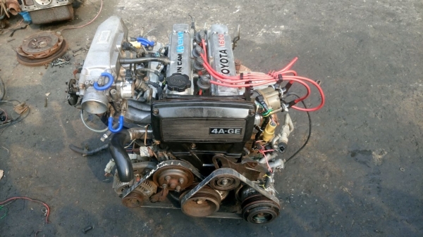 ขายเครื่องยนต์ TOYOTA 4AG ขับหน้าและขับหลังราคาถูก