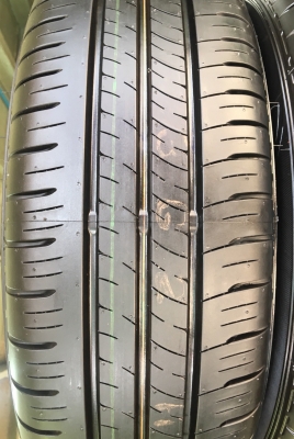 ล้อแม็กป้ายแดง Mazda 2 ขอบ 15 พร้อมยางป้ายแดง Dunlop 185-65-15 สวยกริ๊บ ตุ่มเด้งๆ เส้นสีจัดๆ