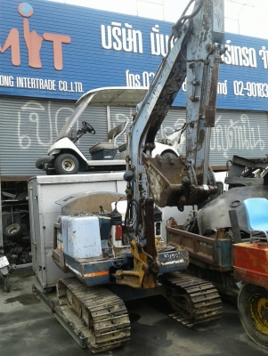 ขาย รถขุด kubota kx 26 แทรคเหล็ก มีไลน์หัวเจาะ