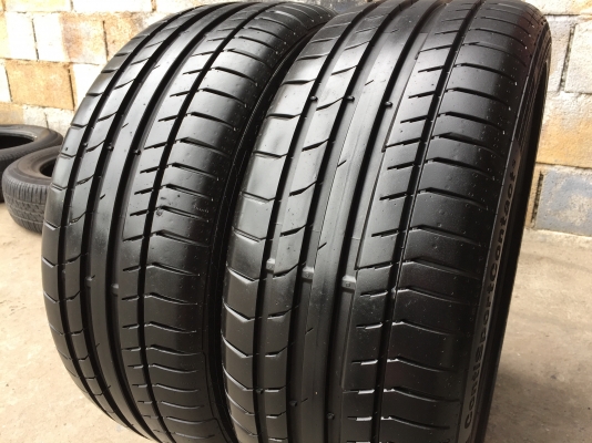 ยาง Continental 225-40-18 ปี 14 2 เส้น 2000 สวยๆไม่มีปะไม่บวมไม่กินข้างดอกยางเหลือเยอะเอาไปวิ่งกันใด