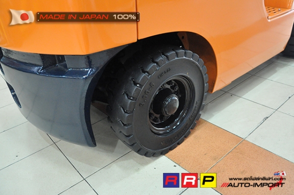 ขายรถโฟล์คลิฟท์มือสอง TOYOTA รุ่น 7FGL15-26012 นำเข้าจากประเทศญี่ปุ่น 100\% ไม่เคยใช้งานในไทย