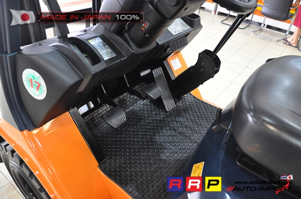 ขายรถโฟล์คลิฟท์มือสอง TOYOTA รุ่น 7FGL15-26012 นำเข้าจากประเทศญี่ปุ่น 100\% ไม่เคยใช้งานในไทย