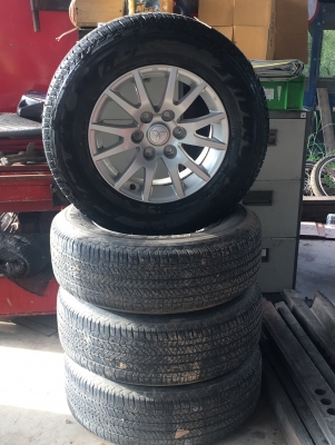 ขายยางเดิม Pajero รถใช้น้อย