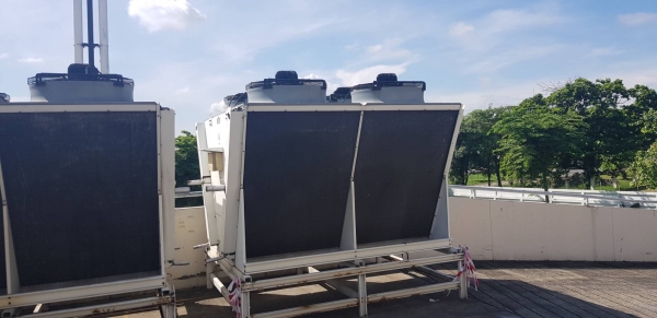 Condensing คอนเดนซิ่ง คอยล์ร้อน 60ตัน 4พัดลม Condensing คอนเดนซิ่ง คอยล์ร้อน 60ตัน 4พัดลม