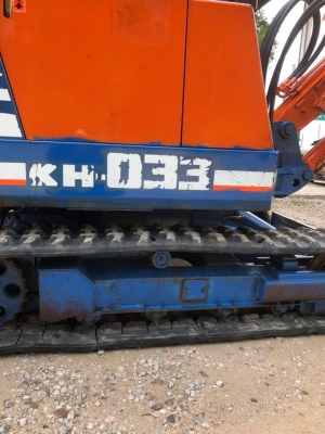ขายด่วน 270,000 บาท แบคโฮเล็ก คูโบต้าKH-033 เครื่องยนต์ดีเซล 4 สูบ ปั๊มนิ้ว ปั๊มแรงทำงานเร็ว ไม่มีโหลด รถนำเข้าญี่ปุ่น ไม่เคยใช้งานในไทยมาก่อน