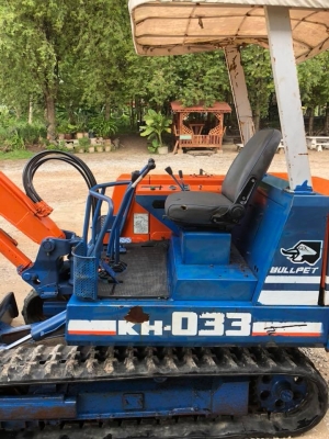 ขายด่วน 270,000 บาท แบคโฮเล็ก คูโบต้าKH-033 เครื่องยนต์ดีเซล 4 สูบ ปั๊มนิ้ว ปั๊มแรงทำงานเร็ว ไม่มีโหลด รถนำเข้าญี่ปุ่น ไม่เคยใช้งานในไทยมาก่อน