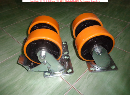 ขายล้อยูริเทรนขนาด5นิ้ว หน้ากว้าง2นิ้ว ล้อเป็นทั้ง4ล้อ สถาพใหม่ยังไม่ถูกใช้งาน