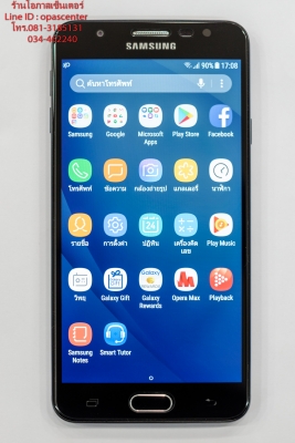 Samsung Galaxy J7 Prime สีดำ มีที่ชาร์ท สภาพใหม่ ประกันศูนย์ถึง กค.62 ส่งฟรี