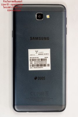Samsung Galaxy J7 Prime สีดำ มีที่ชาร์ท สภาพใหม่ ประกันศูนย์ถึง กค.62 ส่งฟรี