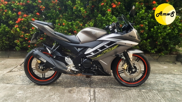YAMAHA R15 สีเทา พร้อมใช้งาน เอกสารชุดโอนครบ วิ่งน้อย  รถขับสนุก (ตามสภาพ)