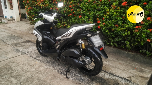 YAMAHA AEROX พร้อมใช้งาน วิ่งน้อย เอกสารชุดโอนครบ  รถดี เครื่องดี ช่วงล่างเยี่ยม พร้อมใช้งาน