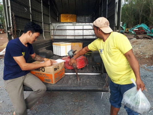 จัดส่ง ขึ้นขนส่งให้แล้วนะครับ หัวเจาะลม 13kg พร้อมสายลม ขอบคุณลูกค้าจากระยองมากครับ