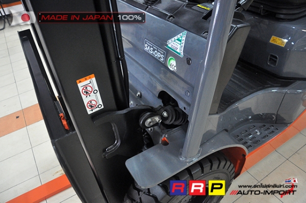 ขายรถโฟล์คลิฟท์มือสอง TOYOTA รุ่น 8FGL18-30498 นำเข้าจากประเทศญี่ปุ่น 100\% ไม่เคยใช้งานในไทย