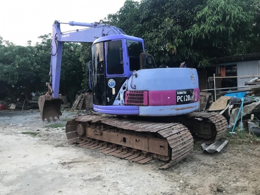 komatsu 128us รถพร้อมใช้ระบบดี อาร์มพิเศษ 570,000฿อยู่สระบุรีสนใจ0819468081เจ้าของขายเอง