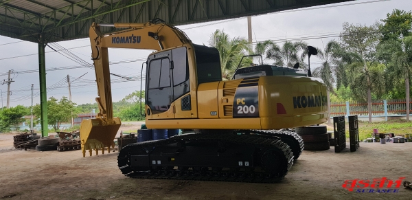ขายรถแบคโฮ KOMATSU PC200-8MO ใช้งานเพียง 6 พันชั่วโมง (PM 7,000) สภาพนางฟ้า ทำงานสมบูรณ์ทุกระบบ