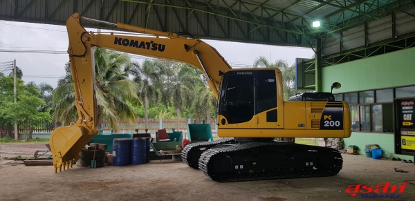 ขายรถแบคโฮ KOMATSU PC200-8MO ใช้งานเพียง 6 พันชั่วโมง (PM 7,000) สภาพนางฟ้า ทำงานสมบูรณ์ทุกระบบ
