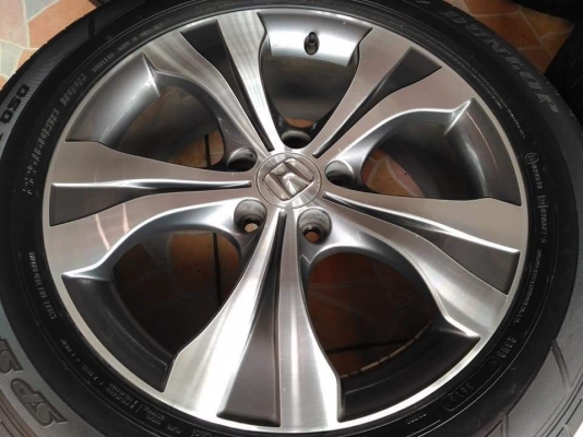 ล้อแม็ก Honda CRV G4 ขอบ 18 พร้อมยาง Dunlop Sportmaxx 225 60 18 ผลิตปี 2015 ยางยังสวยใช้ได้ ล้อสวย เดิมๆ ขายถูกๆ ทั้งชุด 13900.- *** ใส่ฟรี รับเทิร์น รับบัตรเครดิตทุกธนาคาร ส่งทั่วไทย *** ล้อแม็ก Honda CRV G4 ขอบ 18 พร้อมยาง Dunlop Sportmaxx 225 60 18 ผลิตปี 2015 ยางยังสวยใช้ได้ ล้อสวย เดิมๆ ขายถูกๆ ทั้งชุด 13900.- *** ใส่ฟรี รับเทิร์น รับบัตรเครดิตทุกธนาคาร ส่งทั่วไทย ***