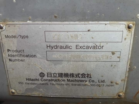 มาใหม่จ้า..HITACHI ZX135US  เก่านอกแท้  สภาพสวย  เดิมๆๆ..พร้อมใช้  โทร 089-3818694  จ๊อย