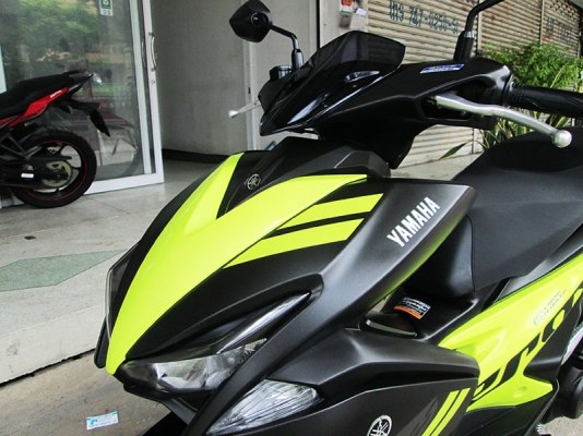 (โอนฟรี) ขาย Yamaha Aerox 155 CC ปลายปี 2017 ไมล์แท้ 4666 กม
