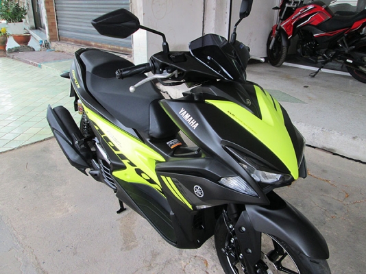 (โอนฟรี) ขาย Yamaha Aerox 155 CC ปลายปี 2017 ไมล์แท้ 4666 กม