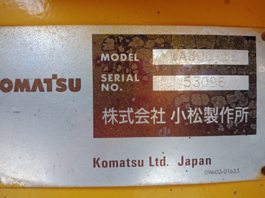 รถตัก เก่านอก ขายถูก KOMATSU WA300-3E จากญี่ปุ่นแท้ สภาพสวย พร้อมใช้งาน โทร.090-986-2521 อ๊อบ
