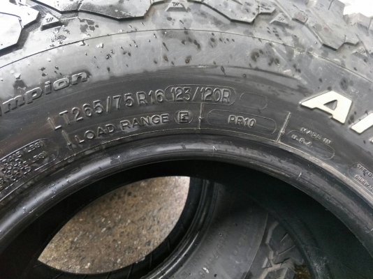 ยางbf ขอบ16 265/75KO2 ปี15 ยางbf ขอบ16 265/75KO2 ปี15