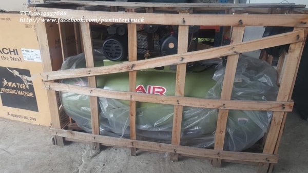 (ไฟบ้าน 220V.)สินค้าใหม่งานนำเข้า ขายถูกด่วนๆเครื่องปั๊มลมAIRCOM /ขนาด300ลิตร/2 สูบ/3HPแรง/220V./ยังไม่เคยใช้งาน
