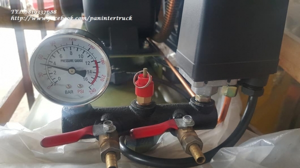 (ไฟบ้าน 220V.)สินค้าใหม่งานนำเข้า ขายถูกด่วนๆเครื่องปั๊มลมAIRCOM /ขนาด300ลิตร/2 สูบ/3HPแรง/220V./ยังไม่เคยใช้งาน