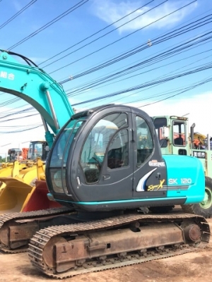 ขายรถขุด KOBELCO SK120 MARK 5 SUPER รถนอกนำเข้าเองจากญี่ปุ่น สภาพสวยพร้อมใช้ มีVDOการทำงานครับ