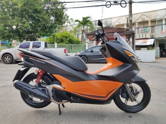 Pcx 150i 2015 ทะเบียนสวยเลข 55 กทม รถบ้านมือเดียว เล่มชุดโอนครบ