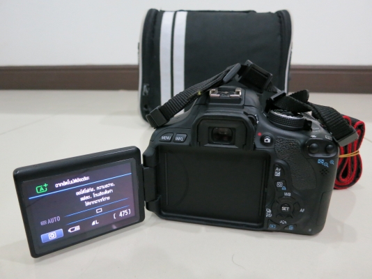 ลดราคา- Canon รุ่น EOS 600D 18 ล้าน เลนส์ 18-55 มีที่ชาร์ท กระเป๋า สภาพใหม่