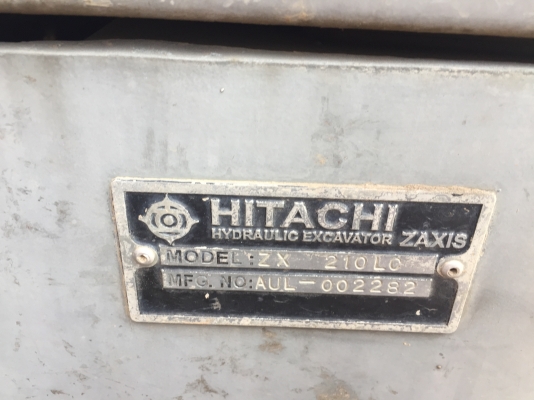 ขายรถแมคโคบูมยาว 15 เมตร  HITAHCHI 210LC