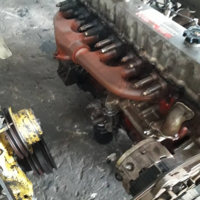 เครื่อง HO7D 195แรง เครื่องรถ มีใบคุม สภาพสวย ติดดี ไม่หลวม