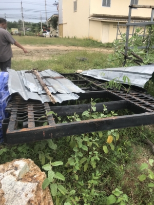 ขายด่วน สาลี่ใส่แบคโฮ มีระบบยกถาดขึ้นลงได้ ต่อมาใหม่ล้อรถ6ล้อ แข็งแรง ขาย 43000 บาท ขายด่วน สาลี่ใส่แบคโฮ มีระบบยกถาดขึ้นลงได้ ต่อมาใหม่ล้อรถ6ล้อ แข็งแรง ขาย 43000 บาท