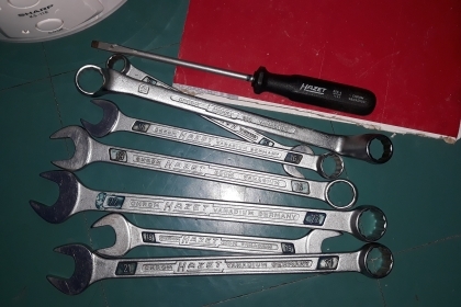ขายชุดประแจ HAZET MADE IN GERMANY.สวยงามแถมกล่องเหล็กสีแดง
