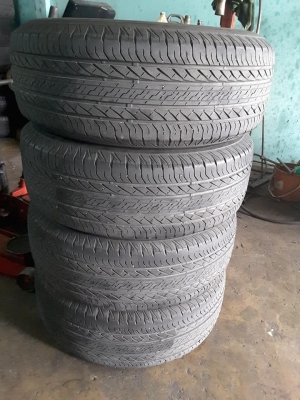 บริสโตน ดุเลอร์ HT 255-70-15 ปี13 สวยๆ 1ชุด