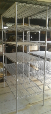 ชั้นเหล็กชุบโครเมี่ยม สภาพดีมากๆ