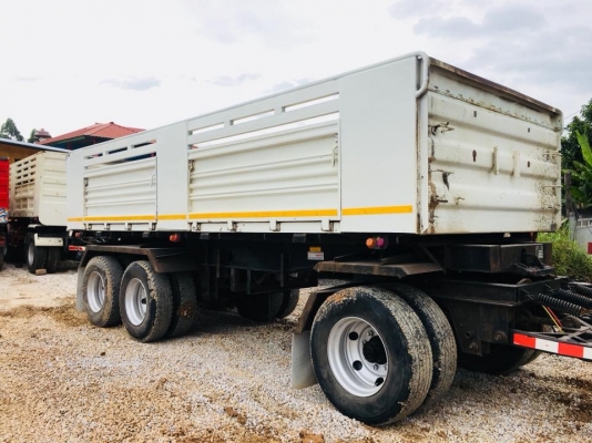 Isuzu 360 ปี 59 แม่ลูกดัมพ์สามมิตร ไมล์ 14x,xxx ยางดี น้ำหนักบรรทุก 29.10 ตัน สวยเดิมพร้อมใช้งาน ทะเ