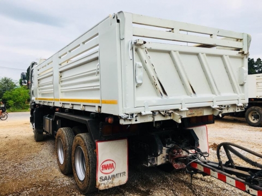 Isuzu 360 ปี 59 แม่ลูกดัมพ์สามมิตร ไมล์ 14x,xxx ยางดี น้ำหนักบรรทุก 29.10 ตัน สวยเดิมพร้อมใช้งาน ทะเ