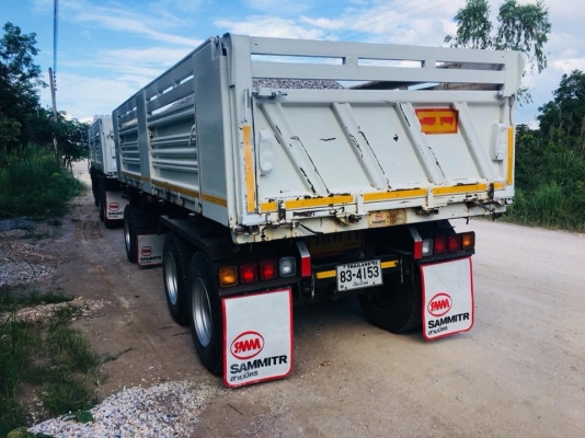 Isuzu 360 ปี 59 แม่ลูกดัมพ์สามมิตร ไมล์ 14x,xxx ยางดี น้ำหนักบรรทุก 29.10 ตัน สวยเดิมพร้อมใช้งาน ทะเ Isuzu 360 ปี 59 แม่ลูกดัมพ์สามมิตร ไมล์ 14x,xxx ยางดี น้ำหนักบรรทุก 29.10 ตัน สวยเดิมพร้อมใช้งาน ทะเ