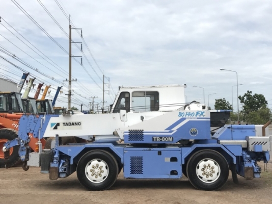 ขายรถเครน TADANO TR80M-1 (ขนาด 8 ตัน) ปี 1993 รถนอกนำเข้าจากญี่ปุ่น สภาพสวยพร้อมใช้ มีVDOการทำงานครั