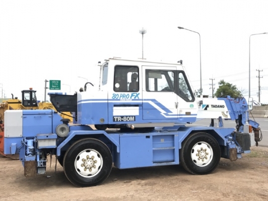 ขายรถเครน TADANO TR80M-1 (ขนาด 8 ตัน) ปี 1993 รถนอกนำเข้าจากญี่ปุ่น สภาพสวยพร้อมใช้ มีVDOการทำงานครั