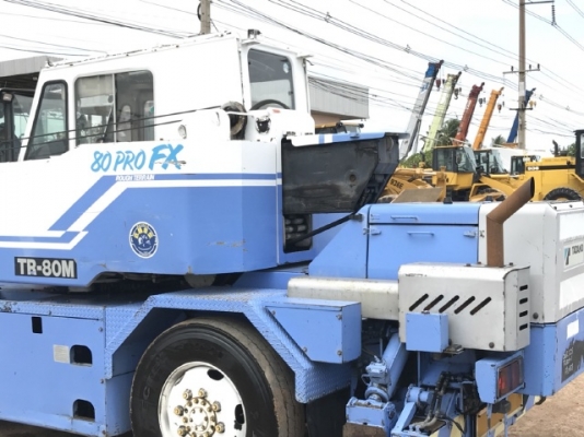 ขายรถเครน TADANO TR80M-1 (ขนาด 8 ตัน) ปี 1993 รถนอกนำเข้าจากญี่ปุ่น สภาพสวยพร้อมใช้ มีVDOการทำงานครั