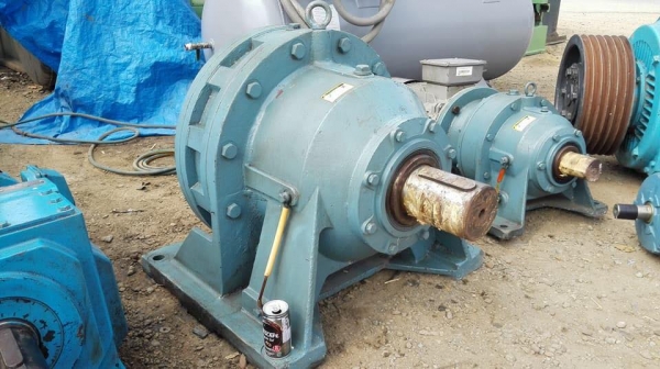 หัวเกียร์ทดของใหม่ FORCE CYCLOIDAL อัตราทด 1:451 (3.3 rpm) ใช้กับมอเตอร์ 20-50 HP ของใหม่ 100\% ยังไ