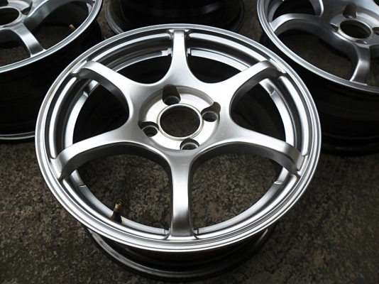 แม็กแฟชั่น ขอบ15 ลายADVAN 4รู100 สีไฮเปอร์ซิลเวอร์ คู่2750