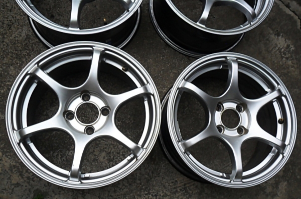 แม็กแฟชั่น ขอบ15 ลายADVAN 4รู100 สีไฮเปอร์ซิลเวอร์ คู่2750